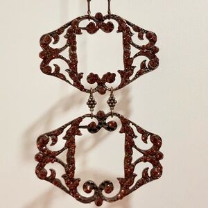 Handmade Rebel Antique Brass and Swarovski Necklace